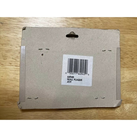 Vintage Retro Dead Stock JOY With Ice Cream Cones Ceramic Door Name Wall Sign - Picture 2 of 12